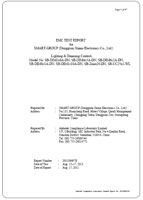 EMC Test Report SmartBUS Product EMC Test Report SmartBUS Product