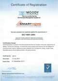 Smart Home Group ISO 14001:2004 ISO 14001:2004