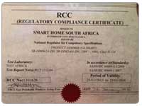 Regulatory Compliance Certificate Regulatory Compliance Certificate
