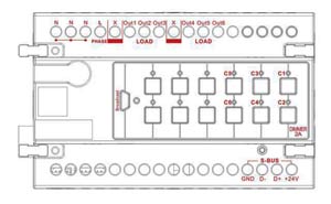 Smart-Bus Dimmer 6ch 2Amp /ch, DIN-Rail Mount (G4) - SB-DIM6c2A-DN - GTIN (UPC-EAN): 0610696253880 Connection Port Smart-Bus Dimmer 6ch 2Amp /ch, DIN-Rail Mount (G4) - SB-DIM6c2A-DN - GTIN (UPC-EAN): 0610696253880 Connection Port