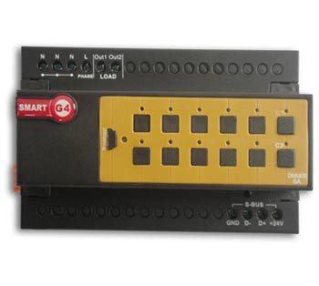 Smart-Bus Dimmer 2ch 6Amp /ch, DIN-Rail Mount (G4) - SB-DIM2c6A-DN - GTIN (UPC-EAN): 0610696253866 Smart-Bus Dimmer 2ch 6Amp /ch, DIN-Rail Mount (G4) - SB-DIM2c6A-DN - GTIN (UPC-EAN): 0610696253866