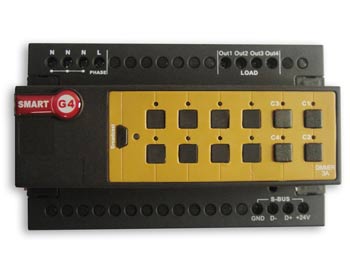 Smart-Bus Dimmer 4ch 3Amp /ch, DIN-Rail Mount (G4) - SB-DIM4c3A-DN - GTIN (UPC-EAN): 0610696253873 Smart-Bus Dimmer 4ch 3Amp /ch, DIN-Rail Mount (G4) - SB-DIM4c3A-DN - GTIN (UPC-EAN): 0610696253873