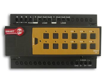 Smart-Bus Dimmer 6ch 2Amp /ch, DIN-Rail Mount (G4) - SB-DIM6c2A-DN - GTIN (UPC-EAN): 0610696253880 Smart-Bus Dimmer 6ch 2Amp /ch, DIN-Rail Mount (G4) - SB-DIM6c2A-DN - GTIN (UPC-EAN): 0610696253880