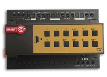 SmartBus Dimmer 8ch 1.5Amp /ch - SB-DIM8C1A-DN - GTIN (UPC-EAN): 0610696254702 SmartBus Dimmer 8ch 1.5Amp /ch - SB-DIM8C1A-DN - GTIN (UPC-EAN): 0610696254702