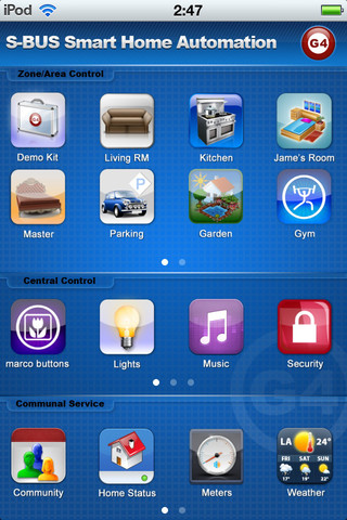 Smart Home Control G4-SBUS (For Iphone, Ipad, Ipod) Smart Home Control G4-SBUS (For Iphone, Ipad, Ipod)