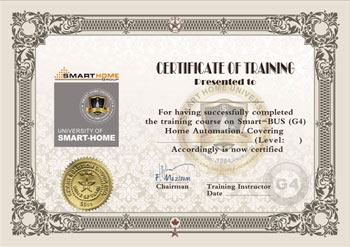 Smart Home University Certificate Smart Home University Certificate